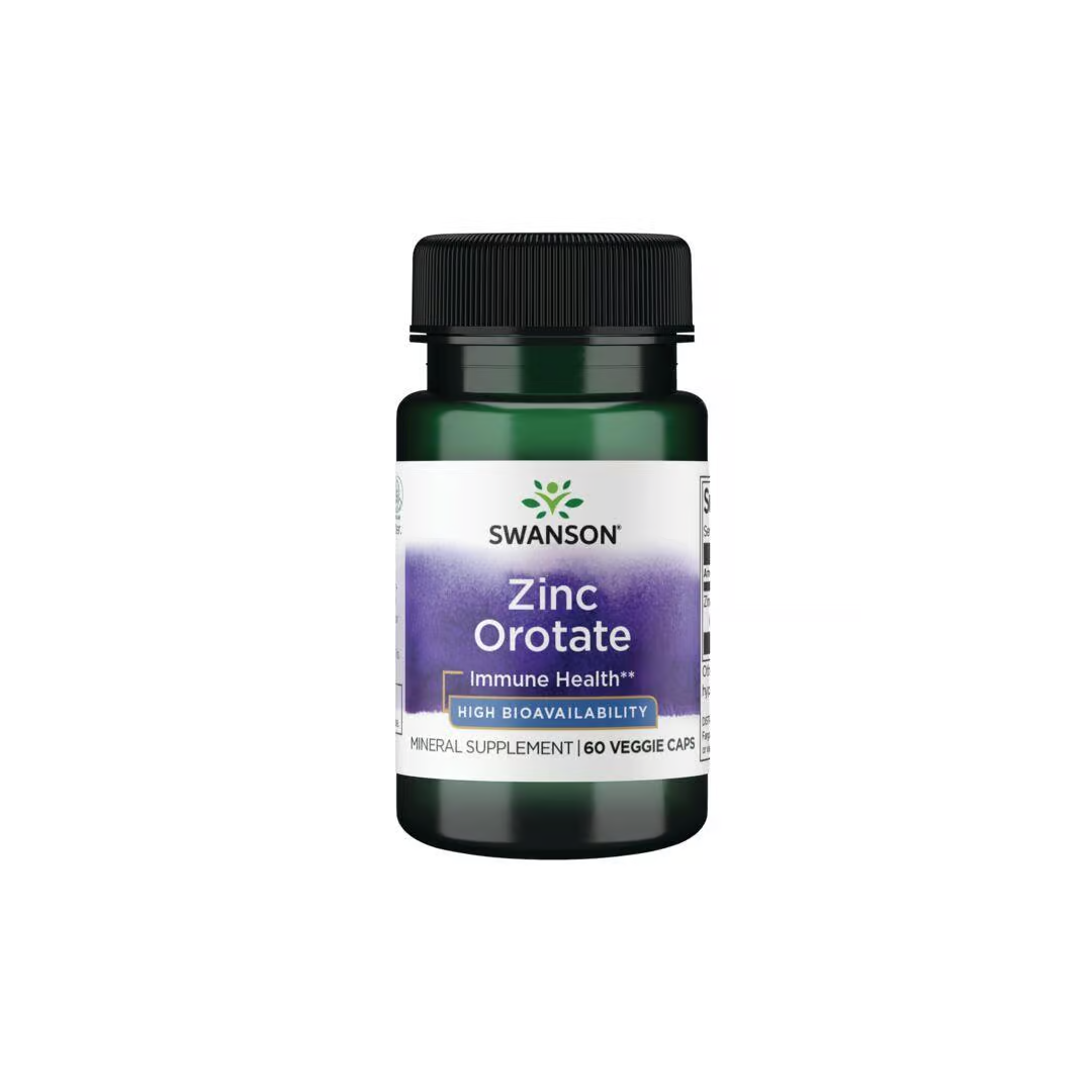 Zinc Orotate 10 mg 60 Veggie Capsules