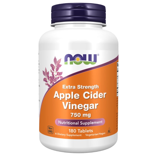 Apple Cider Vinegar, Extra Strength 750 mg 180 Tablets - front