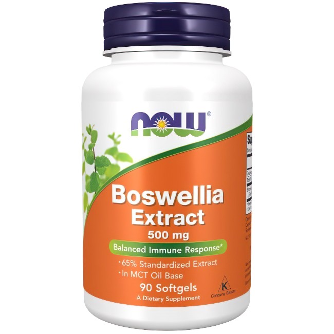 Boswellia Extract 500 mg 90 Softgels - front 2
