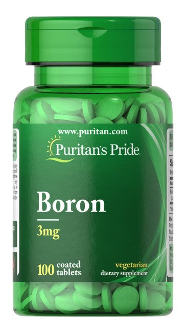 Boron 3 mg 100 überzogene Tabletten Vegetarisch - Front 2