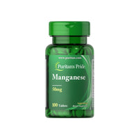 Vorschaubild für Eine Flasche Puritan's Pride Mangan 50 mg 100 Tabs.
