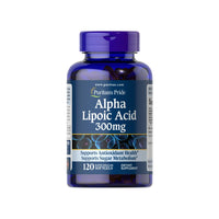 Vorschaubild für Puritan's Pride Alpha-Liponsäure - 300 mg 120 softgel.