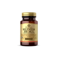 Thumbnail for Eine Flasche Solgar Selen 100 mcg 100 Tabletten L-Selenomethionin, ein immunsystemstärkendes Antioxidans.