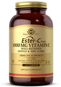 Vorschaubild für Solgar Ester-C Plus 1000 mg Vitamin C 180 Tabletten.