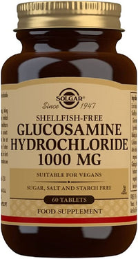 Vorschaubild für Eine Dose Solgar's Glucosaminhydrochlorid 1000 mg 60 Tabletten.