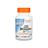 Thumbnail for Doctor's Best Vitamin B Complex 30 vege capsules Fully Active is a top-quality supplement that provides comprehensive support for energy production and metabolism.