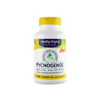Vorschaubild für Healthy Origins Pycnogenol - 120 pflanzliche Kapseln für die kardiovaskuläre Gesundheit und zur Unterstützung von Antioxidantien, formuliert mit Seekiefernrindenextrakt.