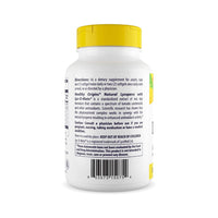 Vorschaubild für Die Rückseite einer Flasche Lyc-O-Mato 15 mg 180 Weichkapseln von Healthy Origins.