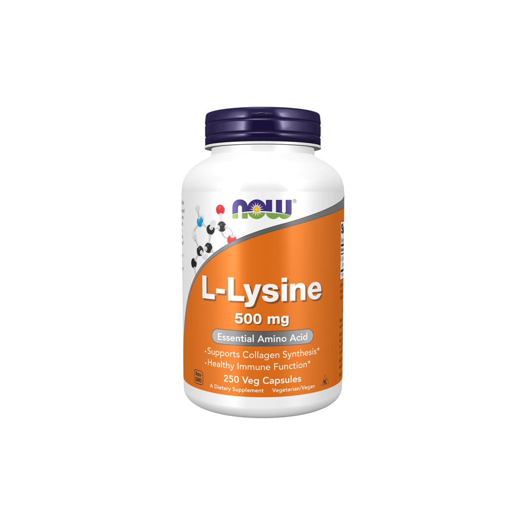 Now Foods Lysin 500 mg 250 Veg-Kapseln.