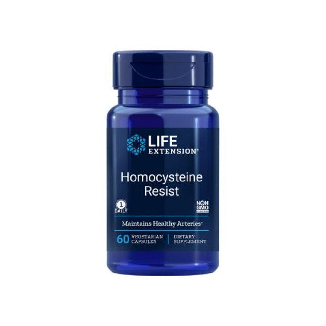 Homocysteine Resist 60 vegetarian capsules - front