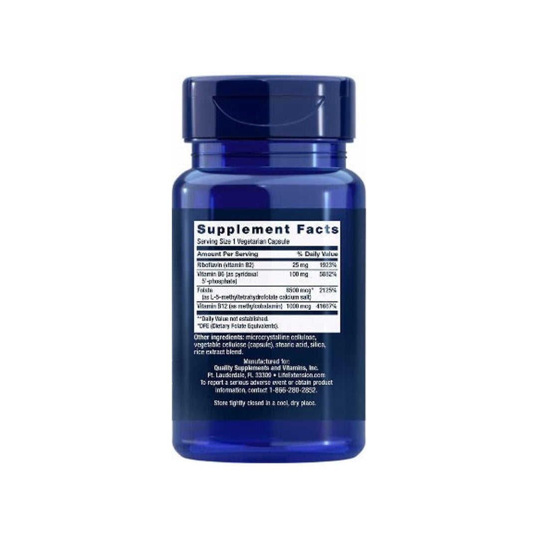 Homocysteine Resist 60 vegetarian capsules - supplement facts