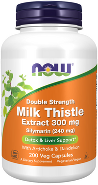 Daumennagel für Now Mariendistel 300 mg Silymarin 200 Gemüsekapseln.