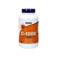 Thumbnail for Now Foods Vitamin C 1000 mg 250 vege capsules provides immune system support and antioxidant benefits due to its high concentration of vitamin C.