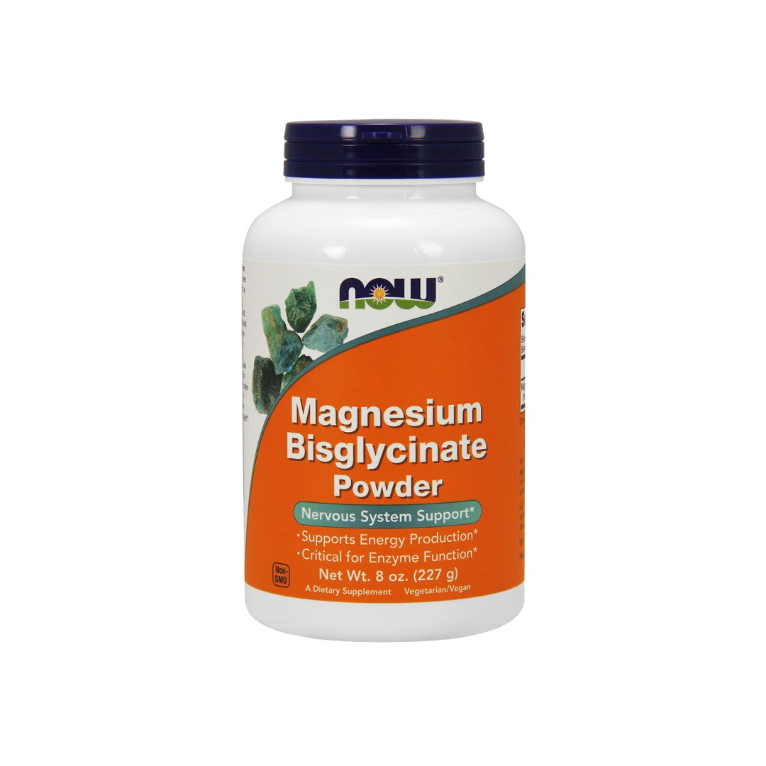 Jetzt Now Foods Magnesiumbisglycianat 250 mg 277g Pulver.