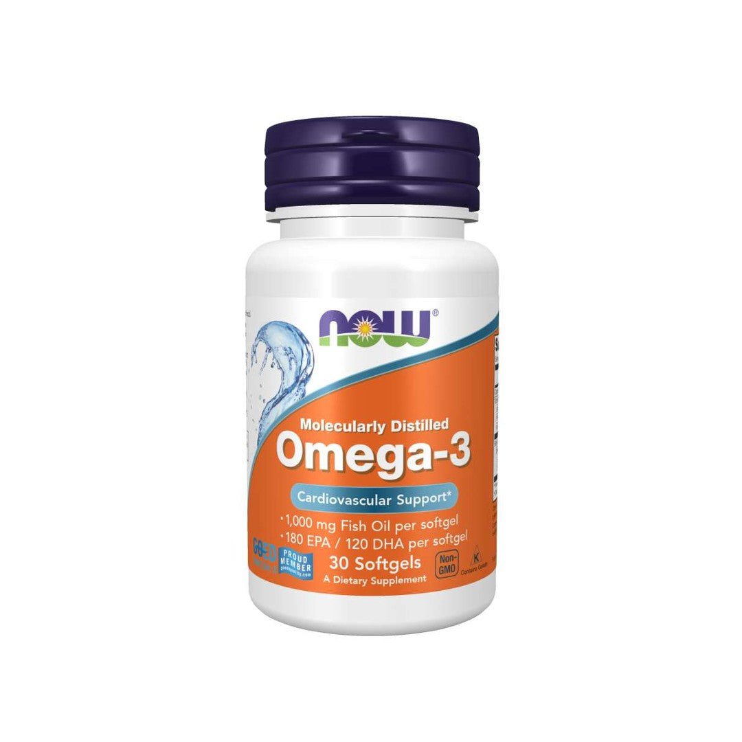 Now Foods Omega-3 180 EPA/120 DHA - 30 Softgel.