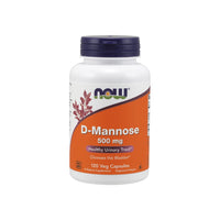 Vorschaubild für Now Foods D-Mannose 500 mg 120 Veggie-Kapseln.
