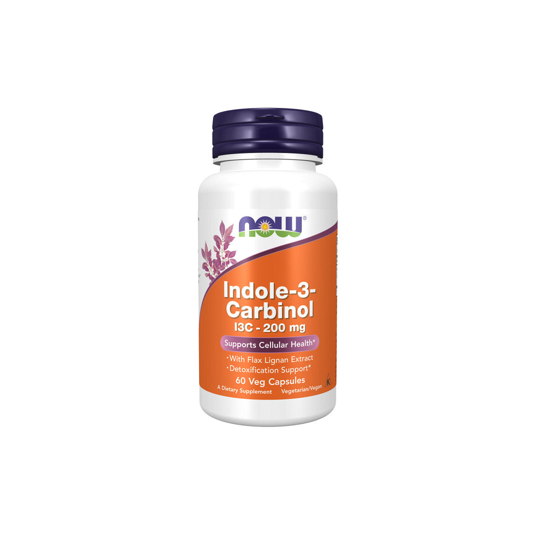 Now Foods Indol 3 Carbinol 200 mg mit Lingans 60 pflanzliche Kapseln.