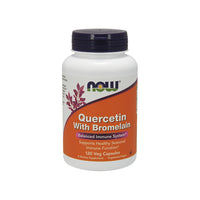 Vorschaubild für Now Foods Quercetin mit Bromelain 120 Vegikapseln ist ein Nahrungsergänzungsmittel zur Unterstützung des Immunsystems und zur Förderung der saisonalen Immunfunktion. Es enthält Quercetin, ein natürliches Antioxidans, das nachweislich.