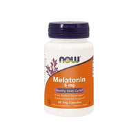 Vorschaubild für Now Foods Melatonin 5 mg 60 Veggie-Kapseln.