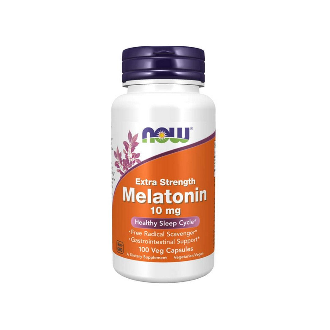 Now Foods Melatonin 10 mg 100 Veggie-Kapseln.