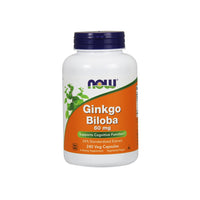 Vorschaubild für Now Foods Ginkgo Biloba Extrakt 24% 60 mg 240 Veggie-Kapseln.