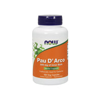 Das Vorschaubild für Now Foods Pau D'Arco 500 mg Innere Rinde - 60 Kapseln wurde ersetzt durch Now Foods Pau D Arco 500 mg 100 Veggie-Kapseln.
