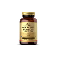 Daumennagel für Solgar's Quercetin Complex mit Ester-C Plus - 50 pflanzliche Kapseln. Dieses Nahrungsergänzungsmittel unterstützt die Gesundheit des Immunsystems und enthält Vitamin C.