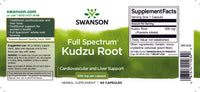 Daumennagel für Kudzuwurzel - 500 mg 60 Kapseln - Etikett
