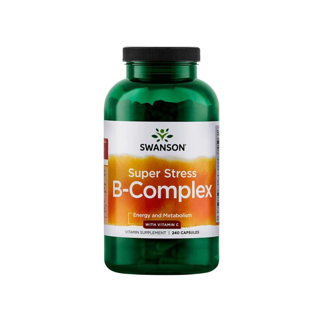 Swanson B-Komplex mit Vitamin C - 500 mg 240 Kapseln.
