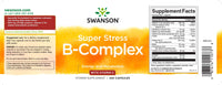 Vorschaubild für Swanson B-Komplex mit Vitamin C - 500 mg 240 Kapseln.