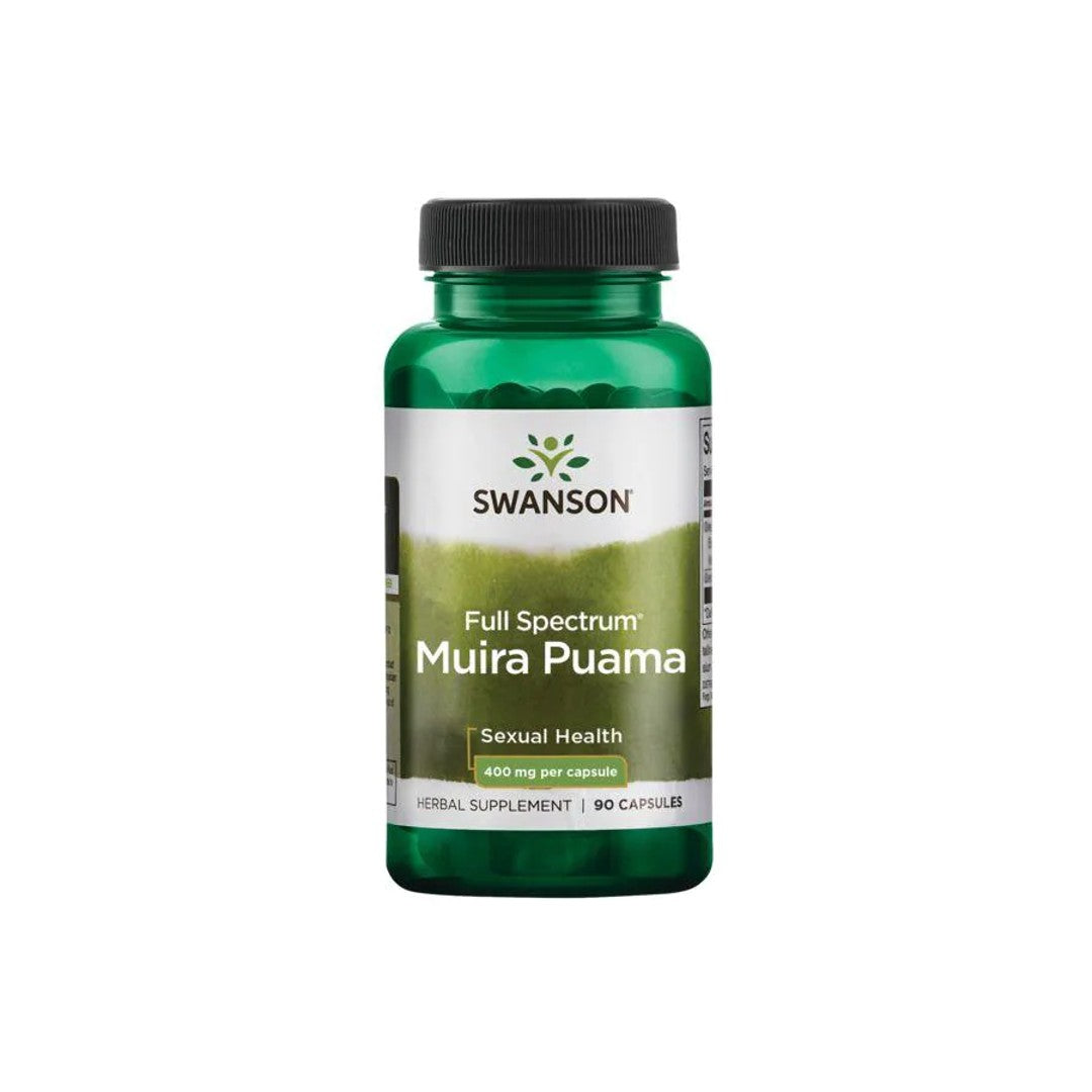 Swanson Vollspektrum Muira Puama - 400 mg 90 Kapseln.