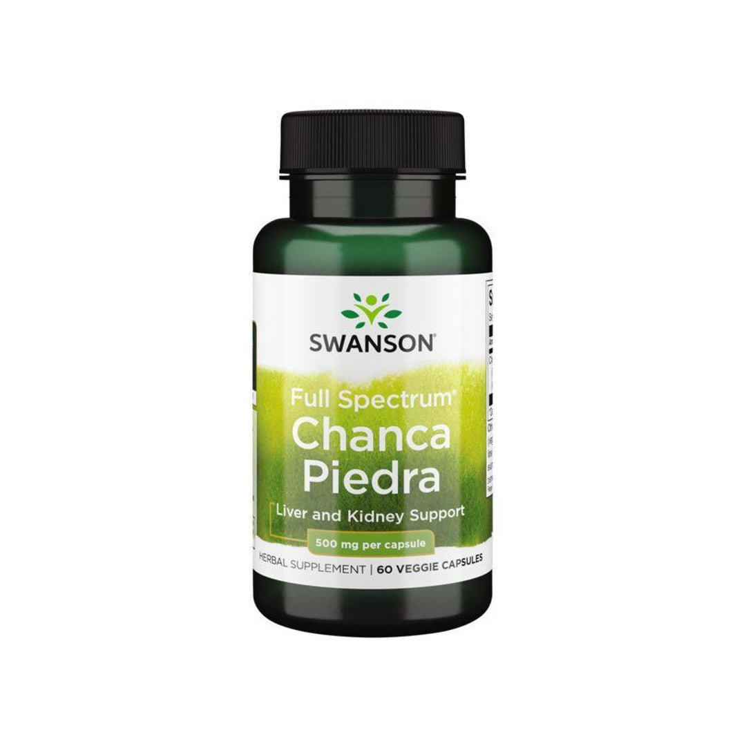Swanson Chanca Piedra - 500 mg 60 pflanzliche Kapseln.