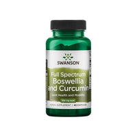 Thumbnail für Swanson Boswellia und Curcumin ist ein Nahrungsergänzungsmittel mit vollem Spektrum, das in 60 Kapseln erhältlich ist.