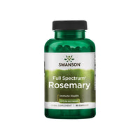 Thumbnail für Swanson Rosmarin - 400 mg 90 Kapseln helfen mit ihren antioxidativen Eigenschaften, freie Radikale zu bekämpfen.