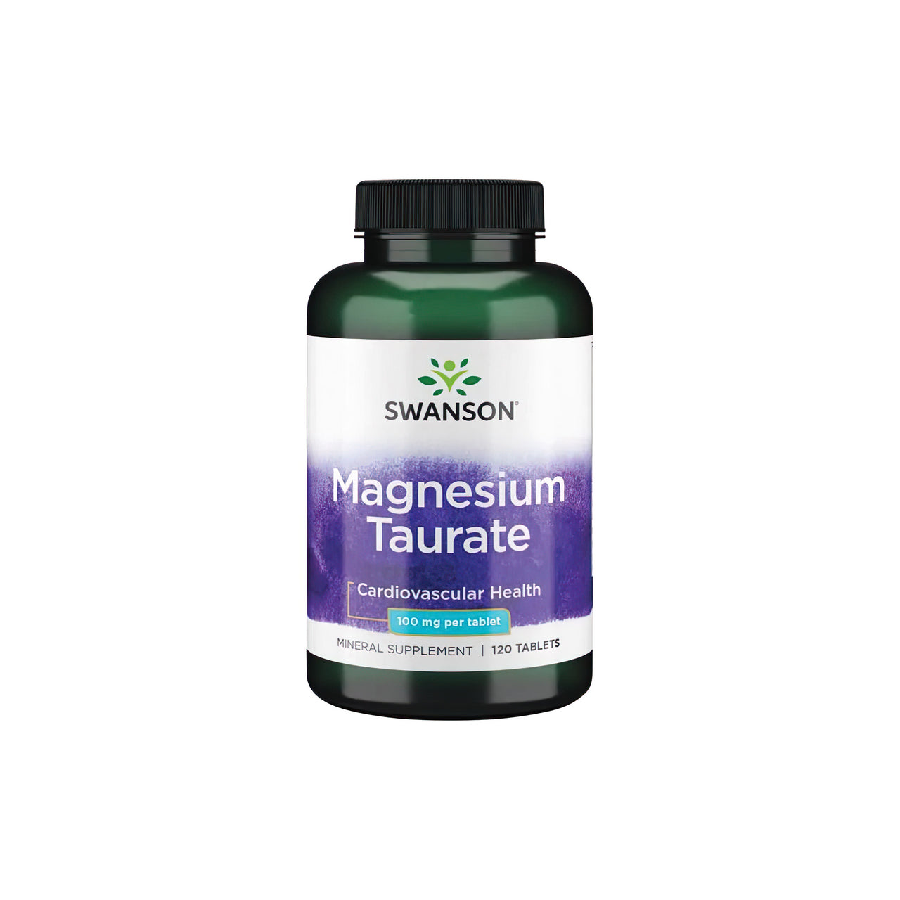 SwansonMagnesium Taurat 100 mg 120 Tabletten Kapseln.