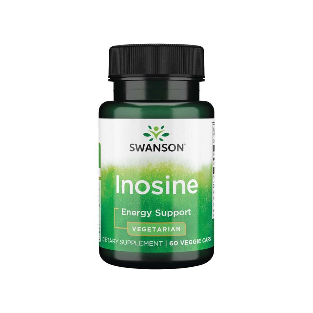 Swanson Inosin - 500 mg 60 Veggie-Kapseln Energieunterstützungskapseln.