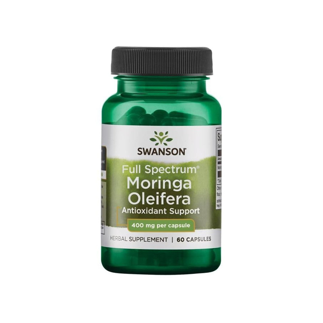 Swanson Moringa Oleifera - 400 mg 60 Kapseln ist eine wirksame Lösung gegen oxidativen Stress und Zellschäden. Mit den natürlichen Eigenschaften von Moringa Oleifera bietet dieses Produkt umfassende Unterstützung.