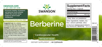 Daumennagel für Swanson Berberin - 400 mg 60 Kapseln ist ein Nahrungsergänzungsmittel.