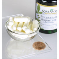 Vorschaubild für Swanson's Kalium Aspartat - 99 mg 90 Kapseln Nahrungsergänzungsmittel Kapseln.