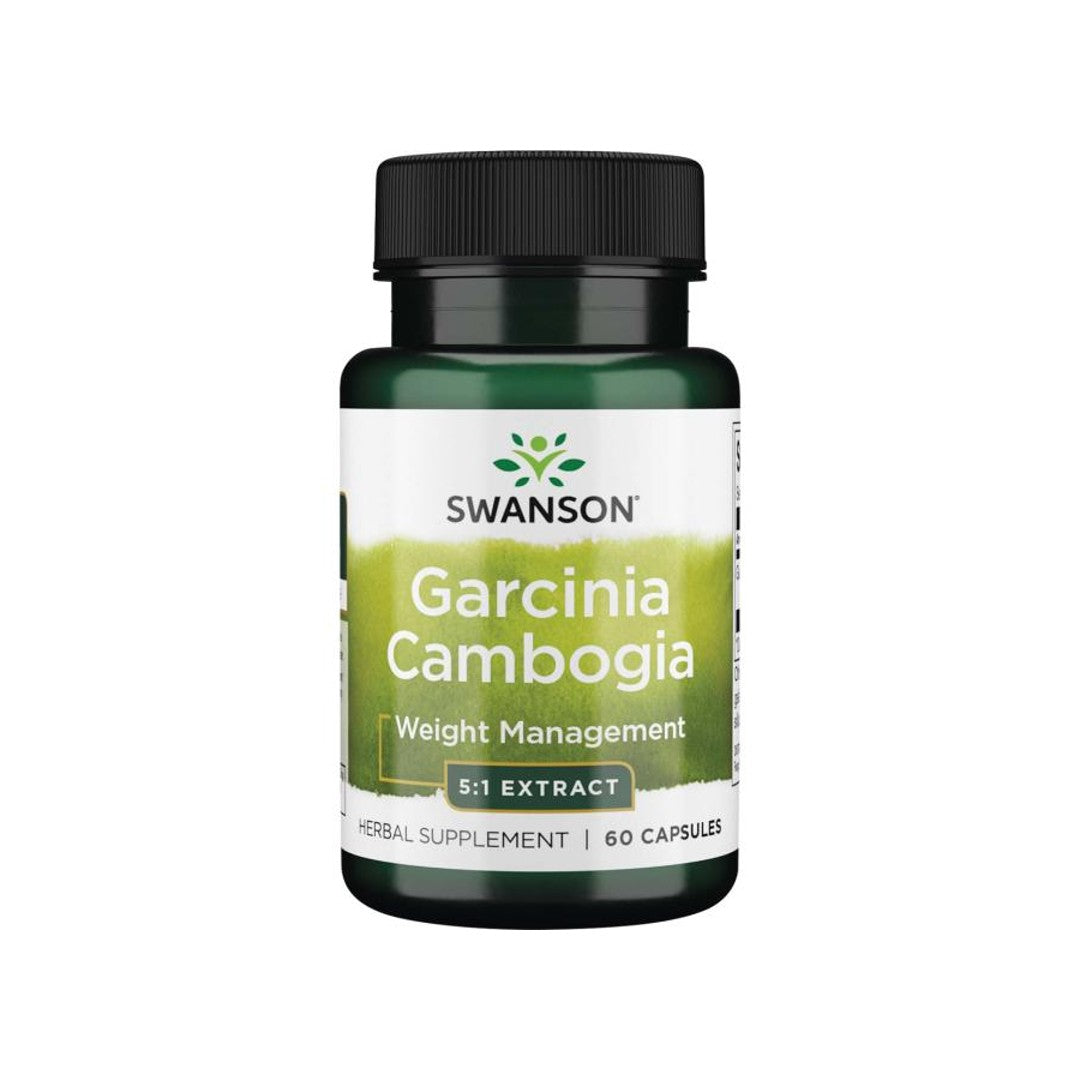 Swanson Garcinia Cambogia 5:1 Extrakt - 60 Kapseln.