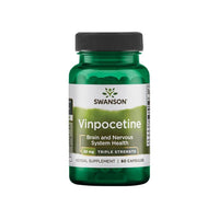 Thumbnail for The Swanson Vinpocetine - 30 mg 60 capsules provides brain health and memory support.