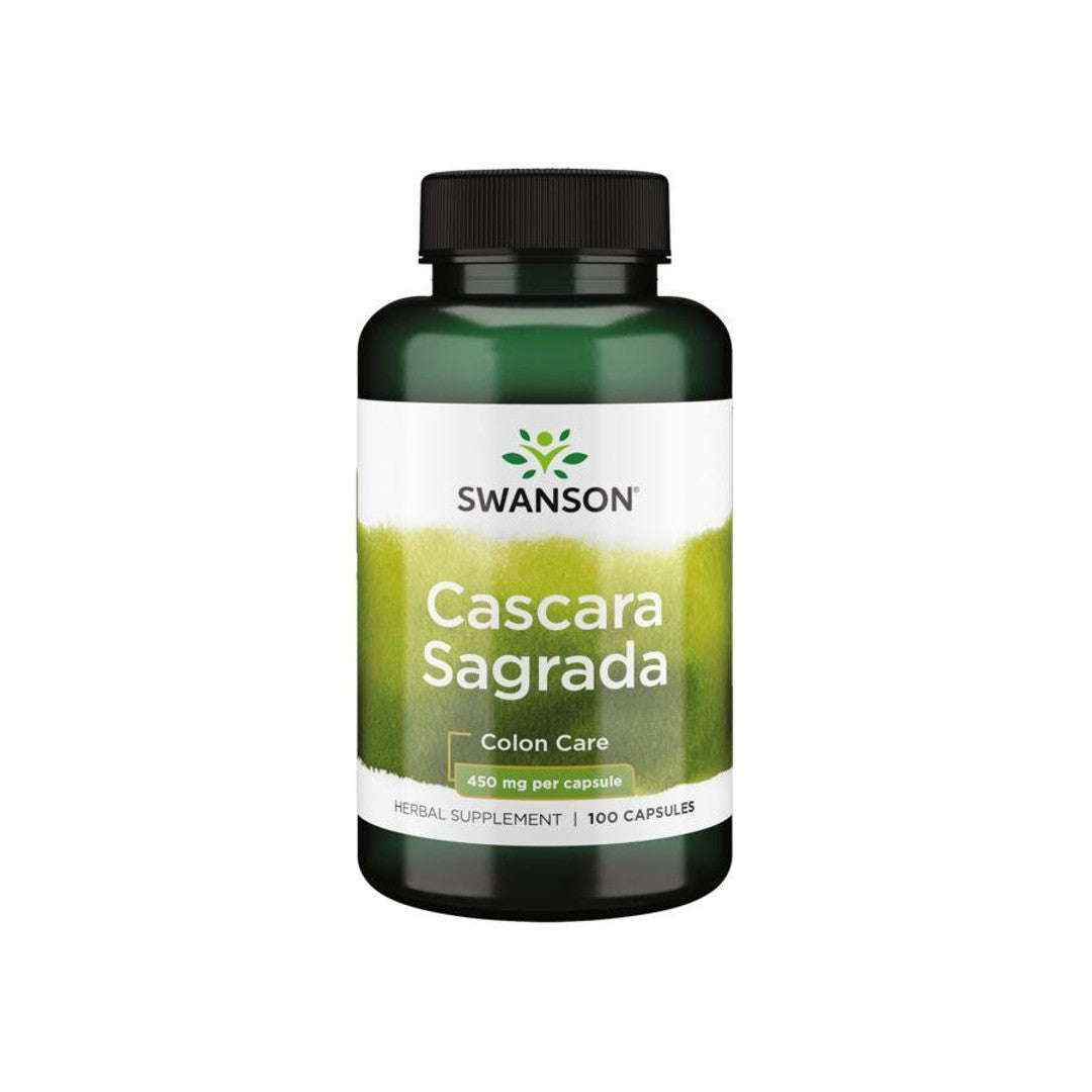 Swanson Cascara Sagrada - 450 mg 100 Kapseln.