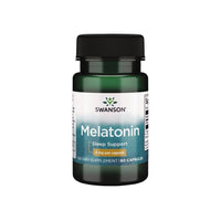 Vorschaubild für Eine Flasche Swanson Melatonin - 3 mg 60 Kapseln.