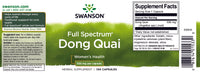 Vorschaubild für Swanson Dong Quai - 530 mg 100 Kapseln.
