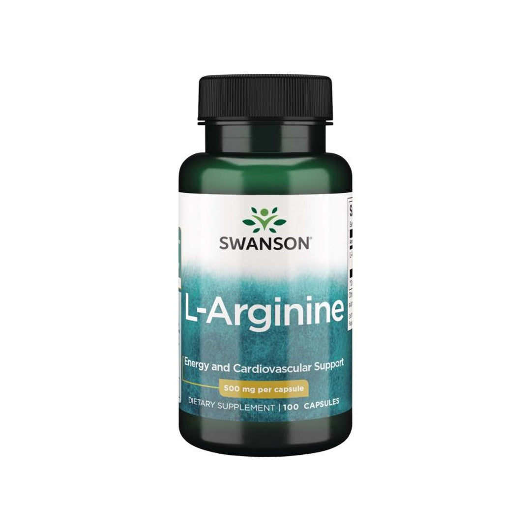 L-Arginin - 500 mg 100 Kapseln - Vorderseite