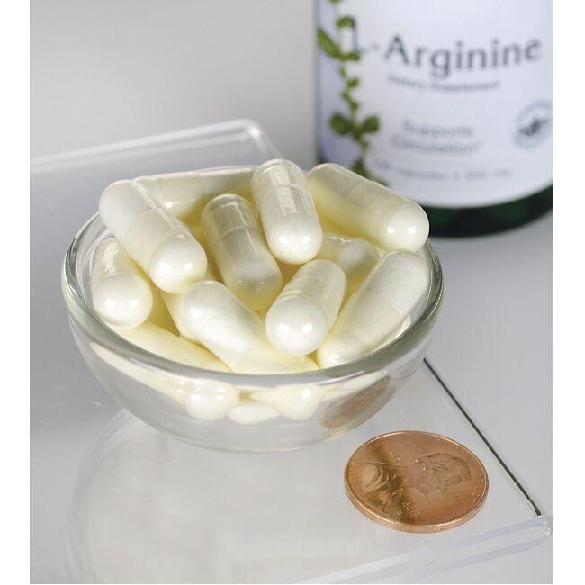 L-Arginin - 500 mg 100 Kapseln - Pillengröße