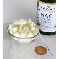 Vorschaubild für N-Acetyl Cystein - 600 mg 100 Kapseln - Pillengröße