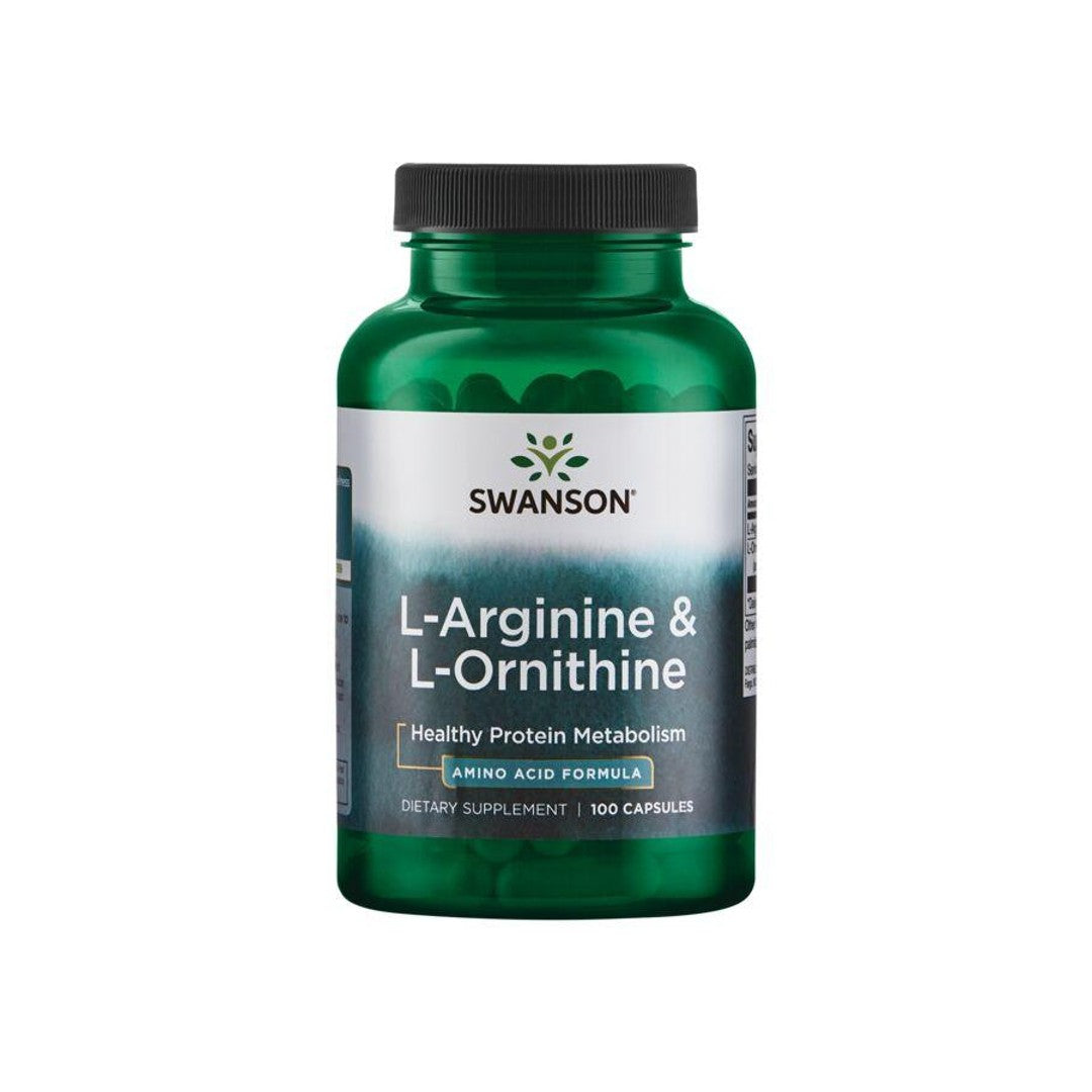 L-Arginin - 500 mg & L-Ornithin - 250 mg 100 Kapseln - Vorderseite