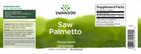 Daumennagel für Swanson Sägepalme - 540 mg 250 Kapseln Nahrungsergänzungsmittel fördert die Gesundheit der Prostata und unterstützt den Harnwegsfluss.