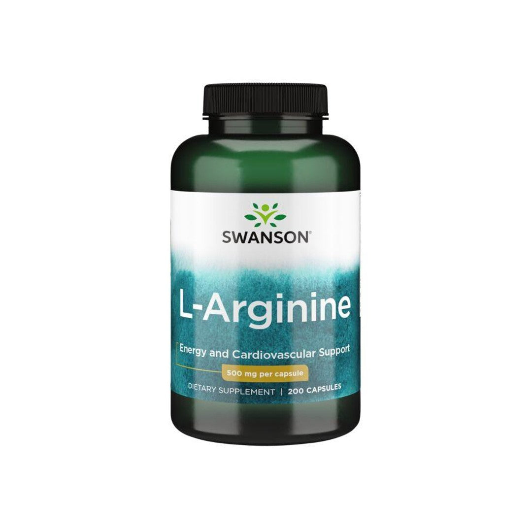 L-Arginin - 500 mg 200 Kapseln - Vorderseite